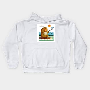 Beaver and Bluebird Kids Hoodie